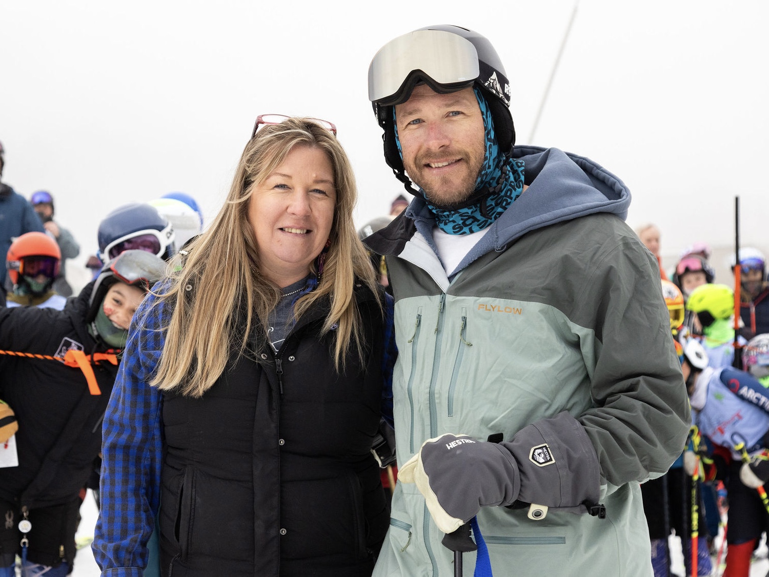 Bode Miller Kyla Miller at Bode Fest 2024 Ski Challenge